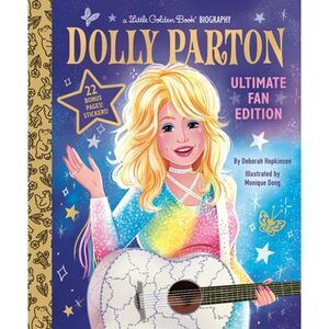 Dolly Parton Ultimate Fan Edition Little Golden Book Biography: 22 Bonus Pages!